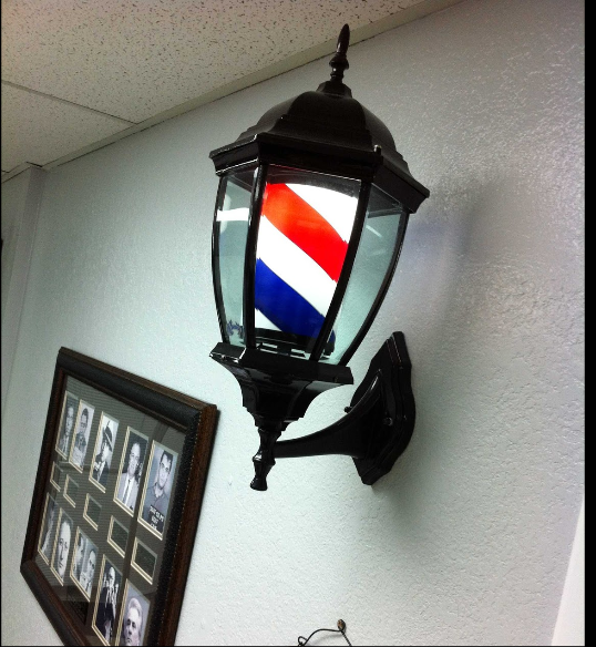 Barbershop interior